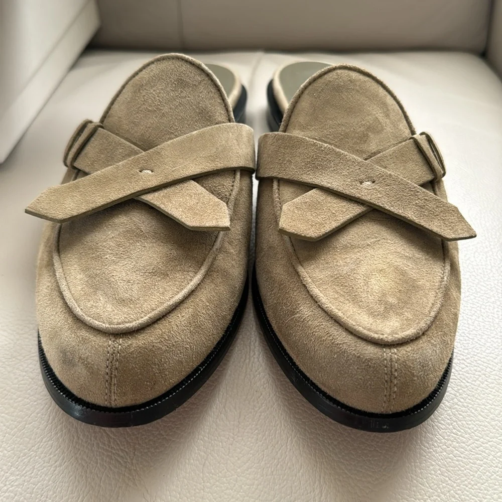 FRAME Le Willoughby Mule (all leather) Size 7 1/2 EU 38 - Picture 2 of 5